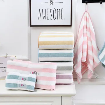 Coral Velvet Face Towel Set Hot Sale Premium Coral Plush Towel Gift Coral Fleece Baby Children Bath Towel Set