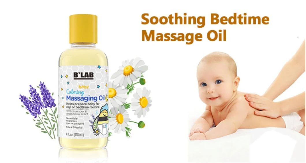 Baby Care Oil Private Label Organic Tear Free Baby′s Skin Care for Body Care Massage Oil Moisture Baby Essential Oil Tearless Formula